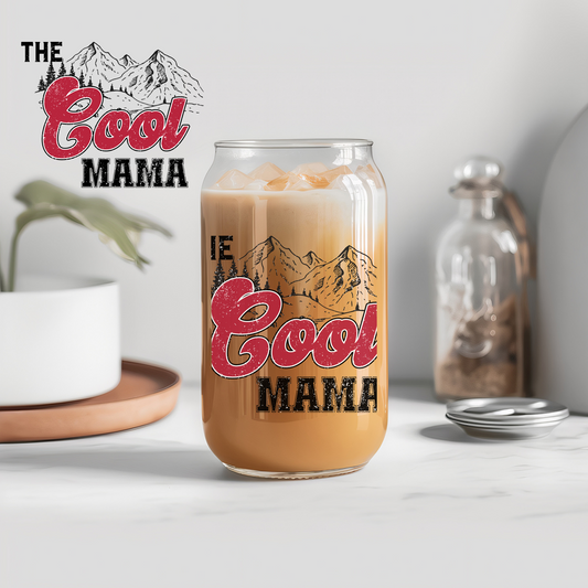 The Cool Mama - 16 oz Libby UV DTF Wrap