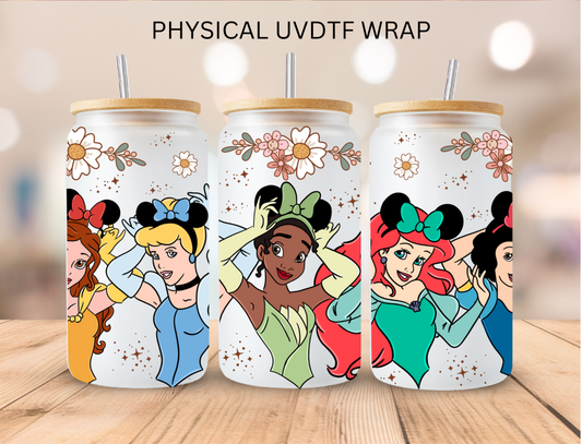 Boho Princesses - 16 oz / 20 oz Libby UV DTF