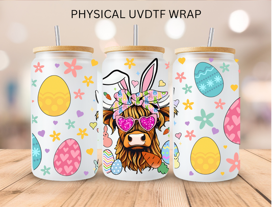 Easter Cow - 16 oz / 20 oz Libby UV DTF