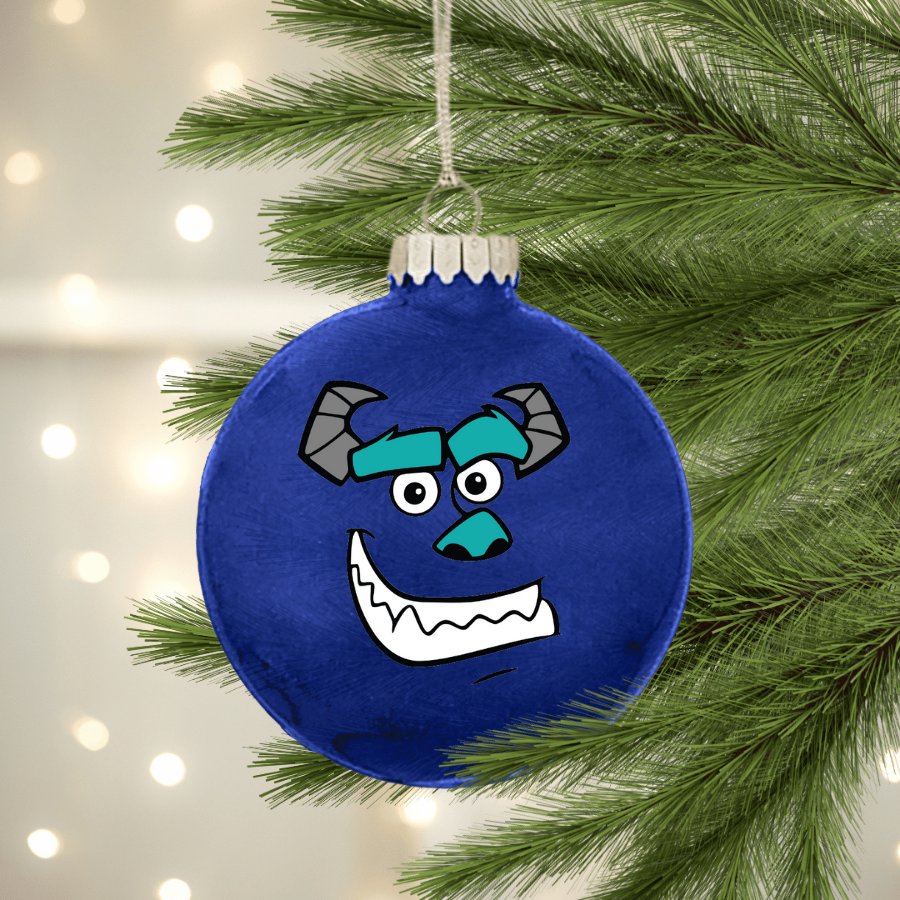 Sully Monster UV DTF Christmas Ornament Decal