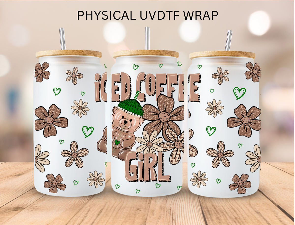 St' Patrick's Iced Coffee Girls - 16 oz / 20 oz Libby UV DTF