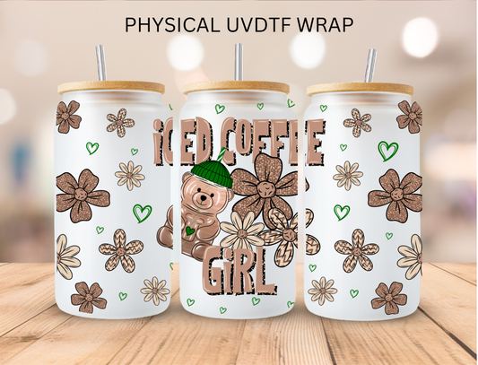 St' Patrick's Iced Coffee Girls - 16 oz / 20 oz Libby UV DTF