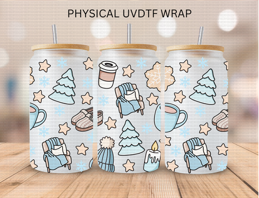 Christmas Aesthetic - 16 oz / 20 oz Libby UV DTF Wrap