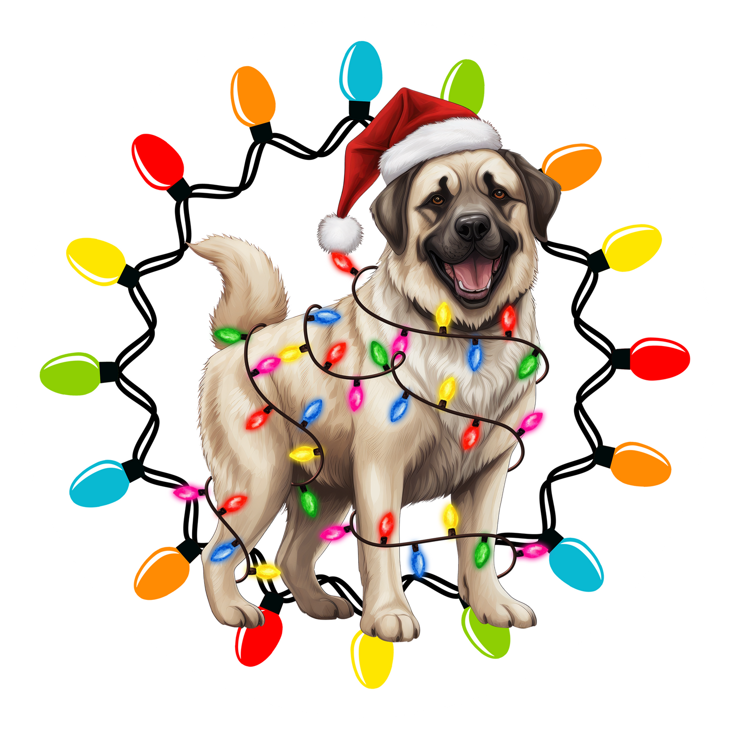 Blue Background Dog Christmas Ornament Bundle 2.8 Inch - Ornament UVDTF Decal (Copy)