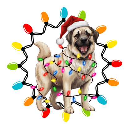 Blue Background Dog Christmas Ornament Bundle 2.8 Inch - Ornament UVDTF Decal (Copy)