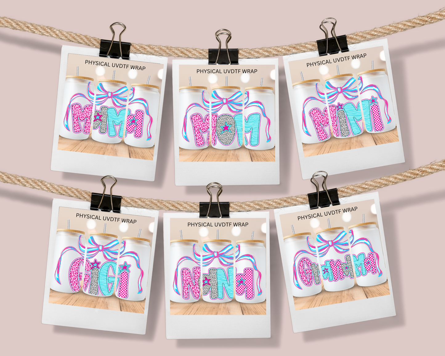 Family Names - 16 oz / 20 oz Libby UV DTF