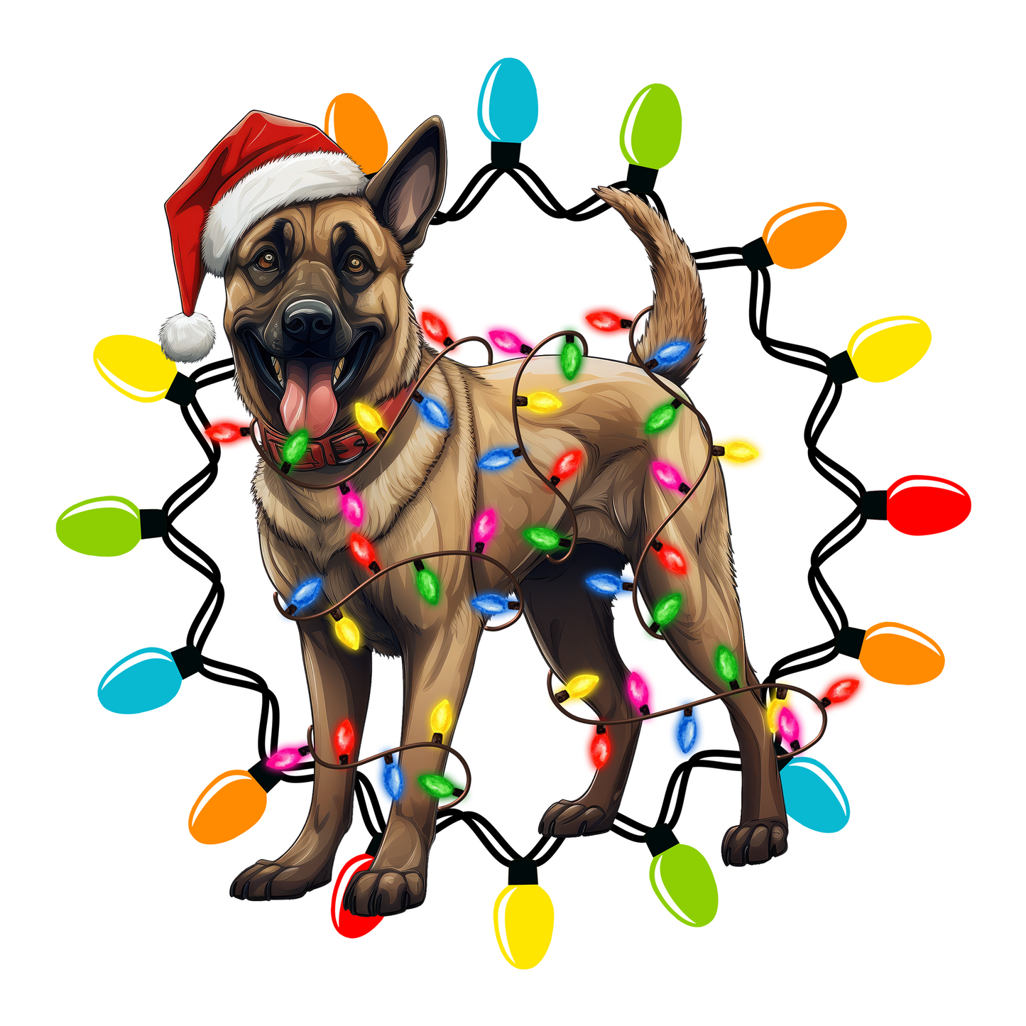 Blue Background Dog Christmas Ornament Bundle 2.8 Inch - Ornament UVDTF Decal (Copy)