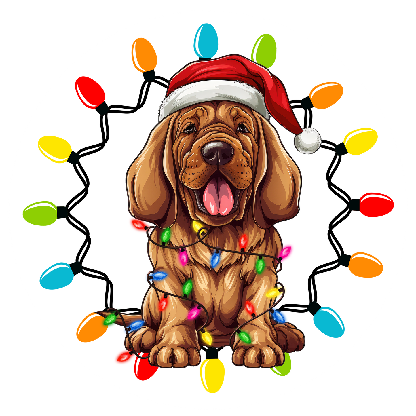 Blue Background Dog Christmas Ornament Bundle 2.8 Inch - Ornament UVDTF Decal (Copy)