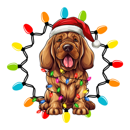 Blue Background Dog Christmas Ornament Bundle 2.8 Inch - Ornament UVDTF Decal (Copy)