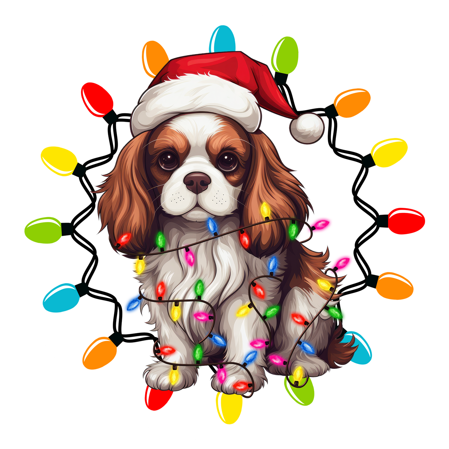 Blue Background Dog Christmas Ornament Bundle 2.8 Inch - Ornament UVDTF Decal (Copy)