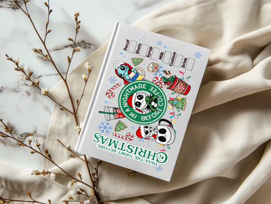 Christmas NBC - A5 Notebook UV DTF Wrap