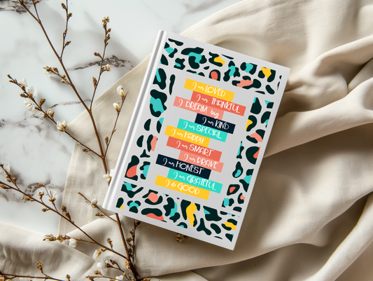 Polka Dot Affirmations - A5 Notebook UV DTF Wrap