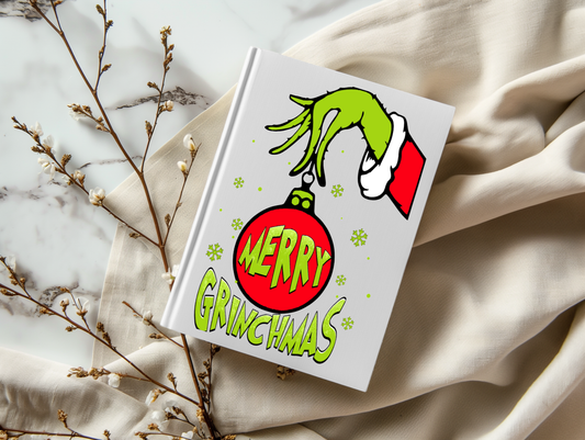 Merry Grinchmas - A5 Notebook UV DTF Wrap