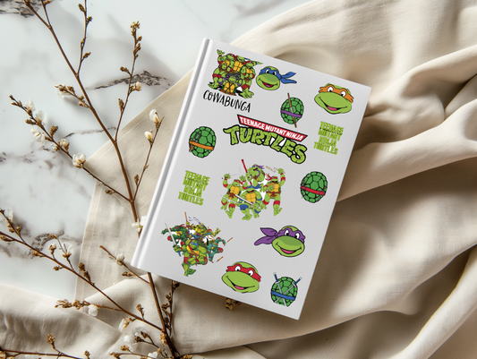 TMNT Turtles - A5 Notebook UV DTF Wrap