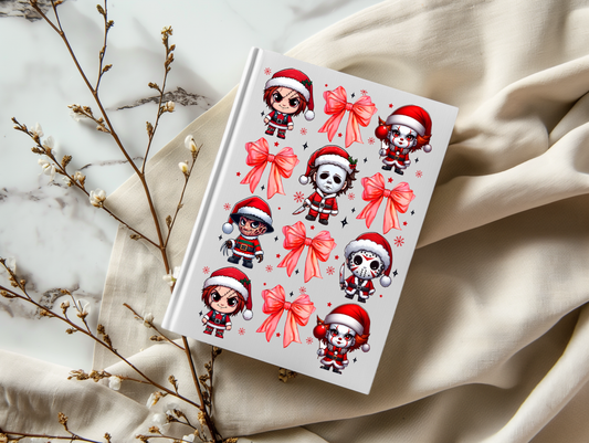 Horror Coquette Christmas - A5 Notebook UV DTF Wrap