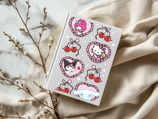 Kuromi Friends Crew  - A5 Notebook UV DTF Wrap