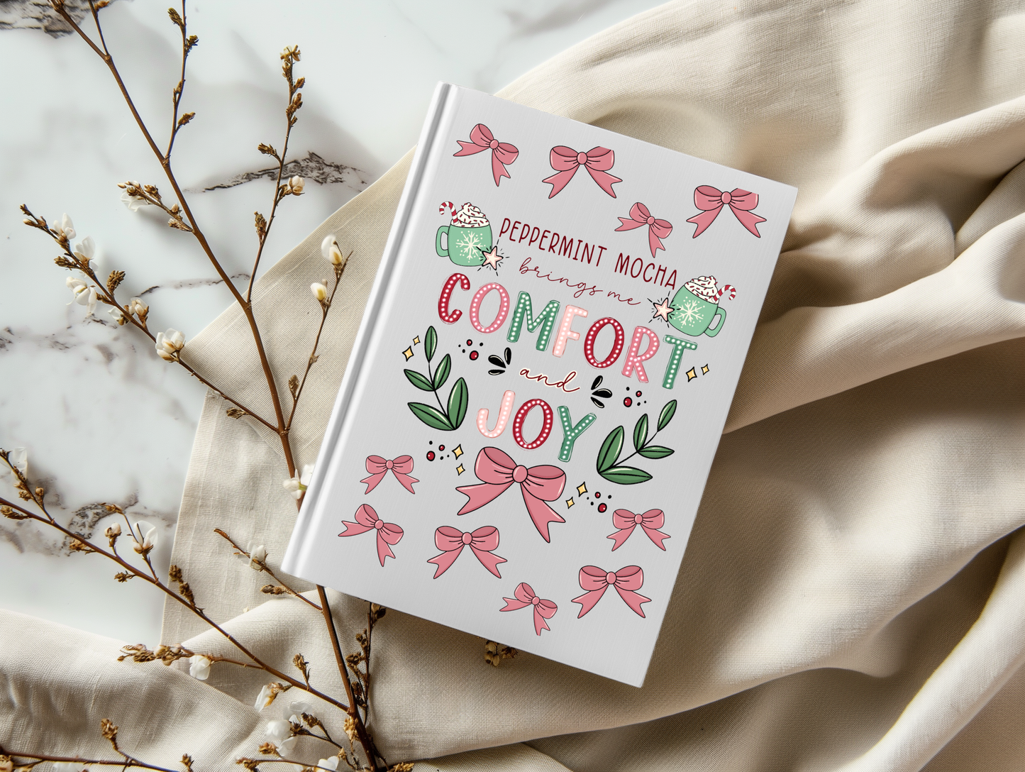 Christmas Comfort and Joy - A5 Notebook UV DTF Wrap