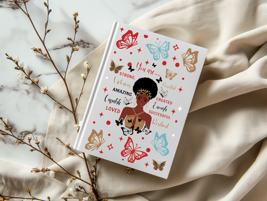 African Affirmations - A5 Notebook UV DTF Wrap