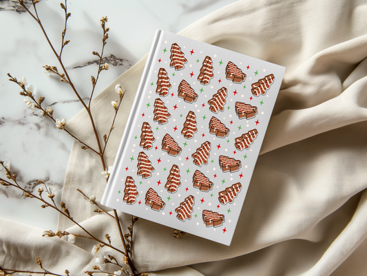Christmas Chocolate Tree Cake - A5 Notebook UV DTF Wrap