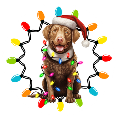 Blue Background Dog Christmas Ornament Bundle 2.8 Inch - Ornament UVDTF Decal (Copy)