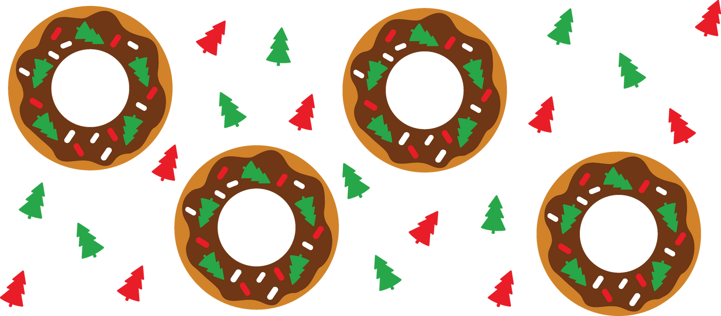 Christmas Donuts - 16 oz Libby Vinyl Wrap