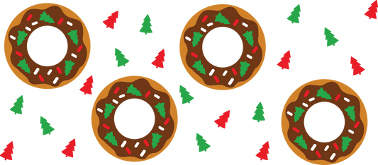 Christmas Donuts - 16 oz Libby Vinyl Wrap