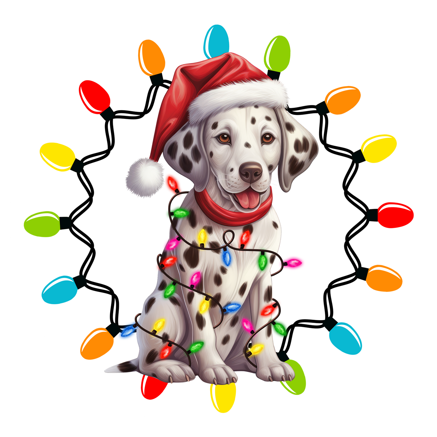 Blue Background Dog Christmas Ornament Bundle 2.8 Inch - Ornament UVDTF Decal (Copy)