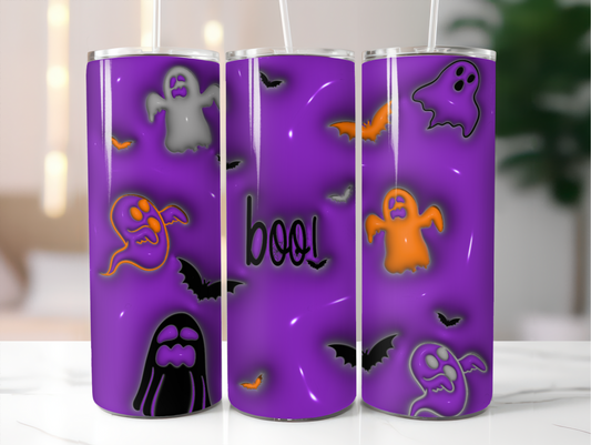 Halloween Boo Puffy - Sublimation 20 oz Tumbler