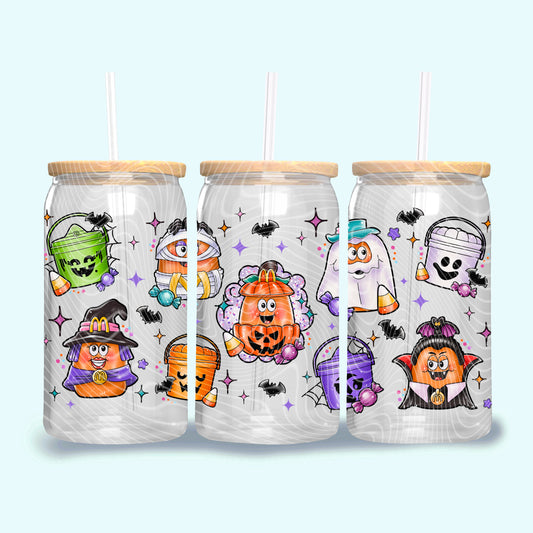 90's Nugget Halloween Buckets - 16 oz / 20 oz Libby UV DTF Wrap