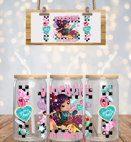 Vinelope Reck It - 16 oz / 20 oz Libby UV DTF Wrap