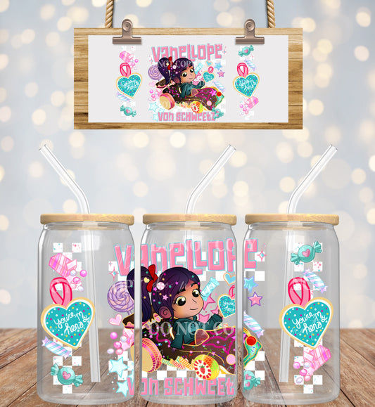 Checkered Vinelope Reck It - 16 oz / 20 oz Libby UV DTF Wrap (Copy)