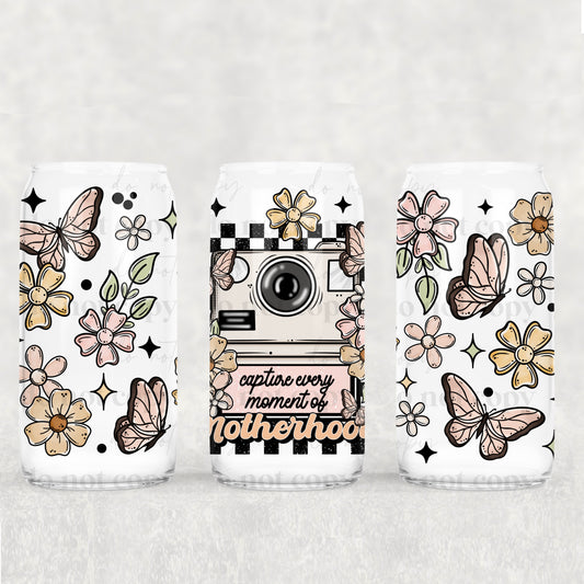 Capture Every Moment Camera - 16 oz / 20 oz Libby UV DTF Wrap