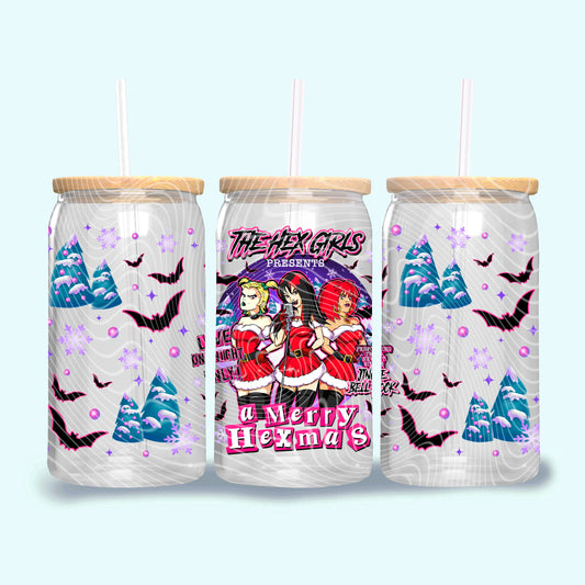 Christmas The Hex Girls Mean Girls - 16 oz / 20 oz Libby UV DTF Wrap