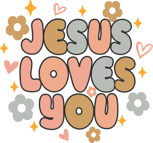Bubble Jesus Loves You - UVDTF decals