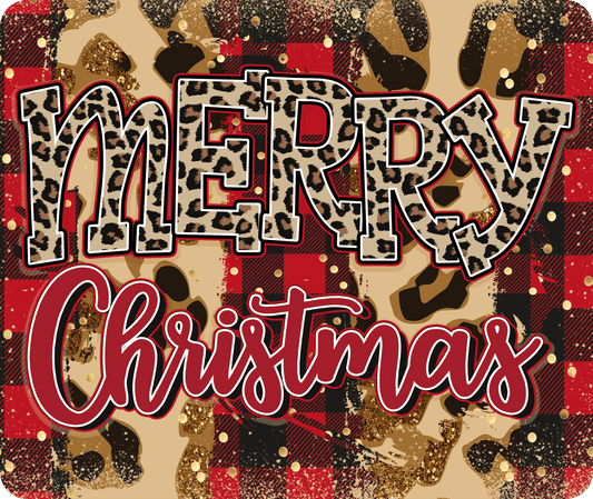 Merry Christmas - Mousepad Sublimation Transfer