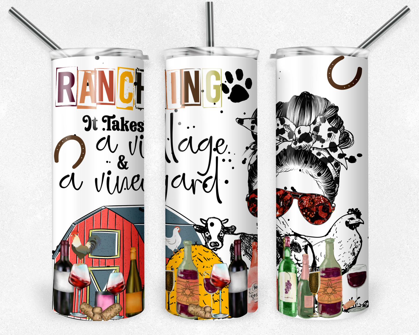 Ranching - Sublimation 20 oz Tumbler