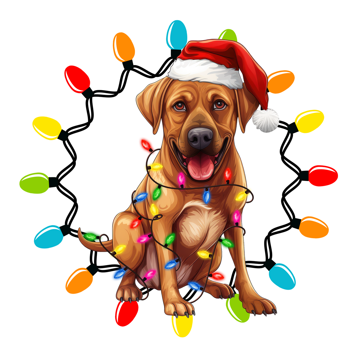 Blue Background Dog Christmas Ornament Bundle 2.8 Inch - Ornament UVDTF Decal (Copy)