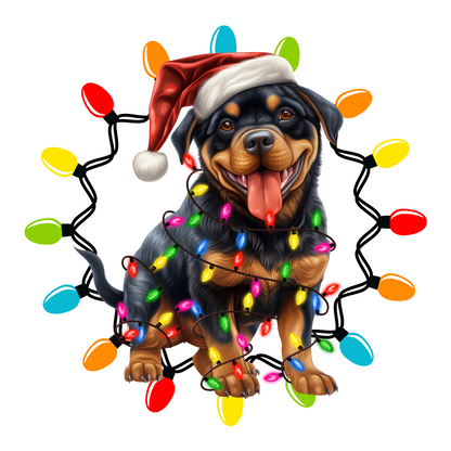 Blue Background Dog Christmas Ornament Bundle 2.8 Inch - Ornament UVDTF Decal (Copy)