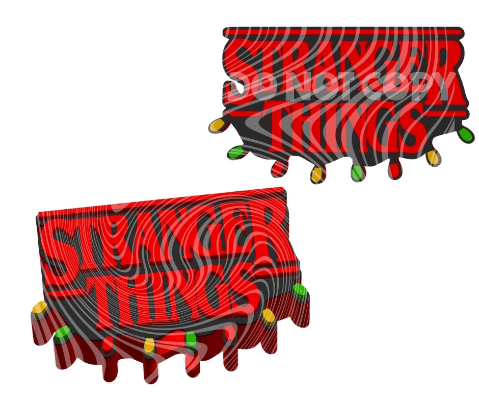 Stranger Things - 3D Printed Straw Topper