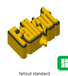 Fallout - 3D Printed Straw Topper