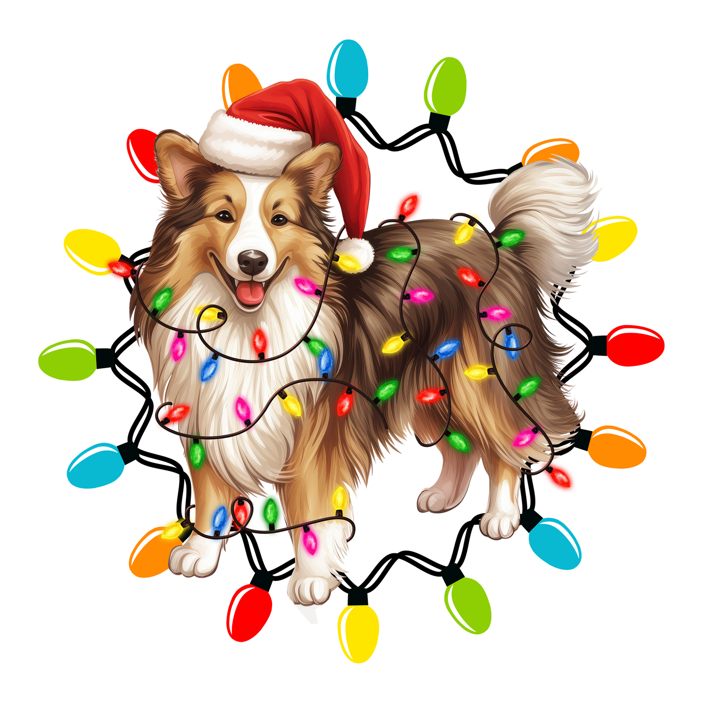 Blue Background Dog Christmas Ornament Bundle 2.8 Inch - Ornament UVDTF Decal (Copy)