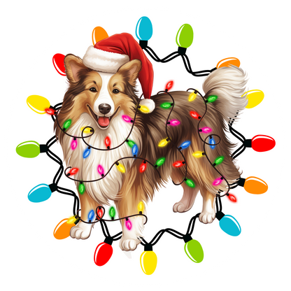 Blue Background Dog Christmas Ornament Bundle 2.8 Inch - Ornament UVDTF Decal (Copy)