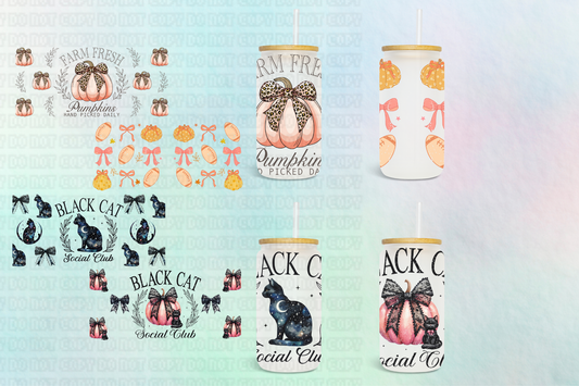 Halloween Mixed Collection Ver 4 - 16 oz / 20 oz Libby UV DTF Wrap