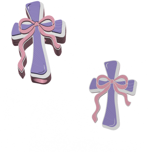 Cross Bow - 3D Printed Straw Topper