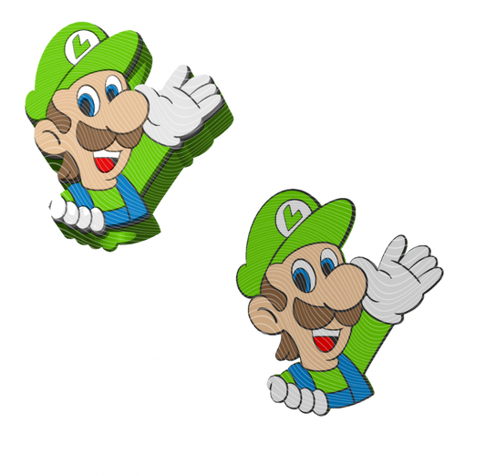 Luigi - 3D Printed Straw Topper