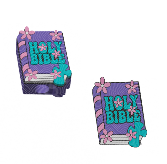 Holy Bible - 3D Printed Straw Topper