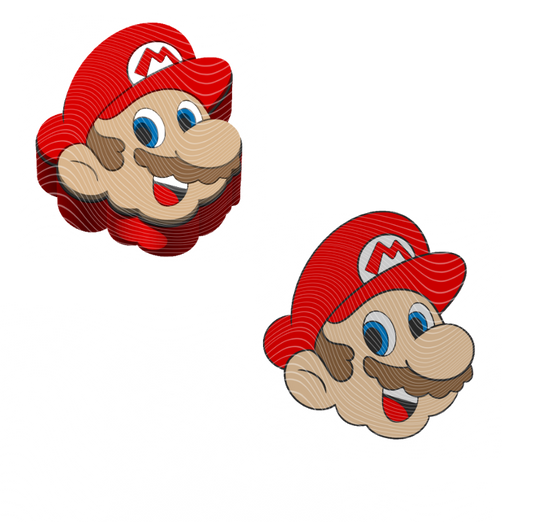 Mario - 3D Printed Straw Topper