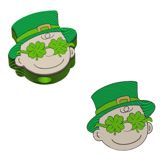 Shamrock Charlie - 3D Printed Straw Topper
