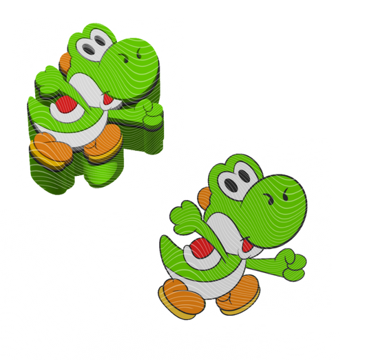 Yoshi - 3D Printed Straw Topper