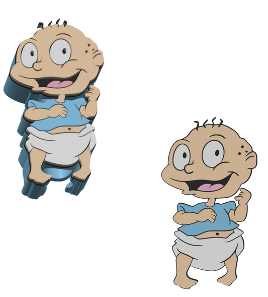 Rugrats Tommy - 3D Printed Straw Topper